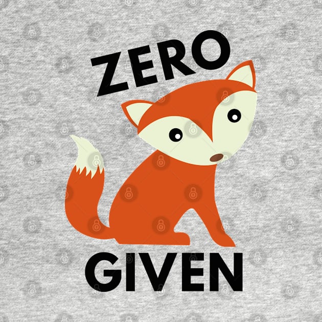 Zero Fox Given by VectorPlanet